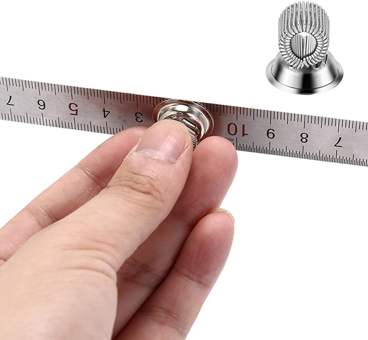 Medsuo 3Pcs Strong Magnetic Single Pen Holders Organizer Clips with Adjustable Spring Loop Fit for Any Size Pens Removable Push Pins on Refrigerator, Whiteboard, Erase Board and Bulletion Board image number 1