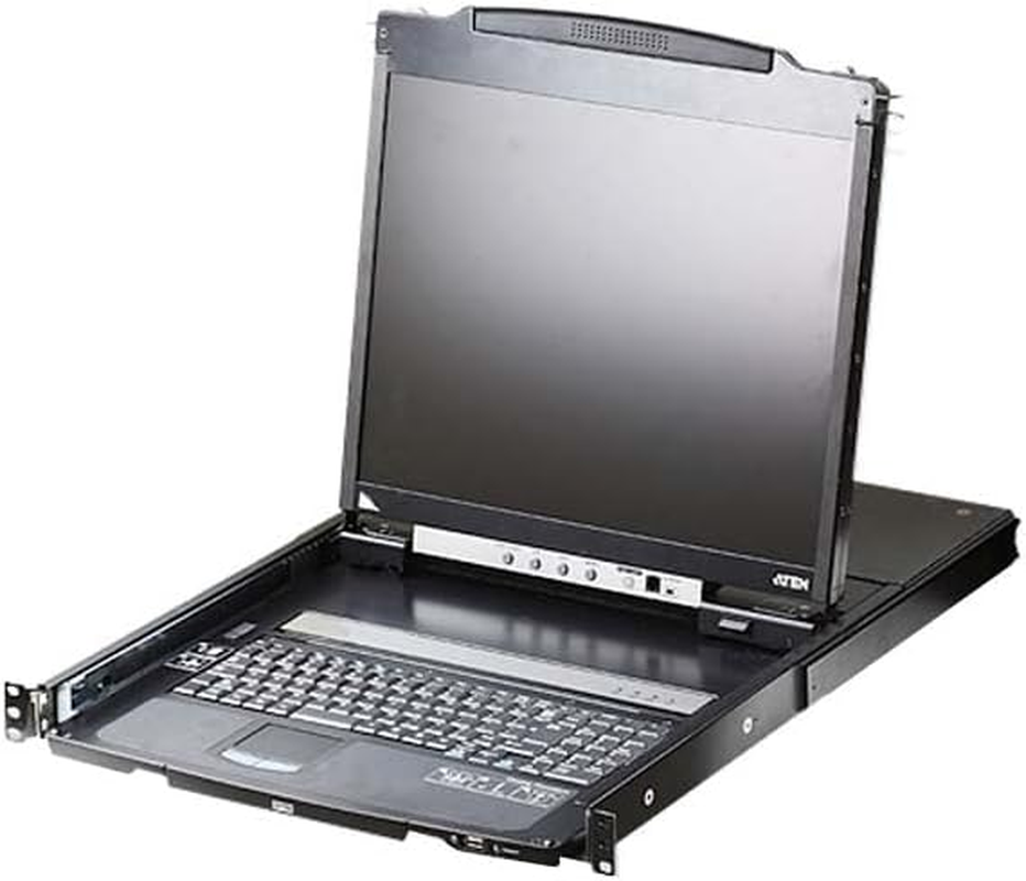 Aten Led-Backlit Dual Rail LCD Console, 19 Inch image number 1