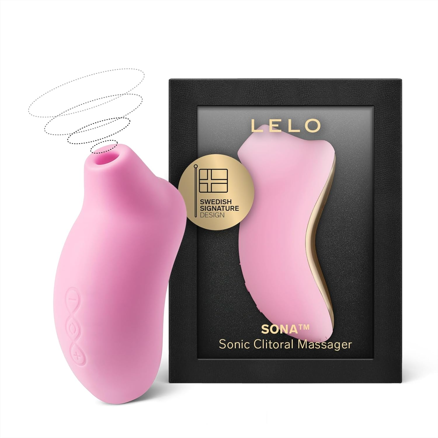 LELO SONA Sonic Massager, Sex Toy for Woman, Waterproof Clit Sucker, Rechargeable Pulsating Vibrator for Women, Suction Vibrator, Female Pleasure Toys, Vibrator Adult Sex Toy, Pink image number 1
