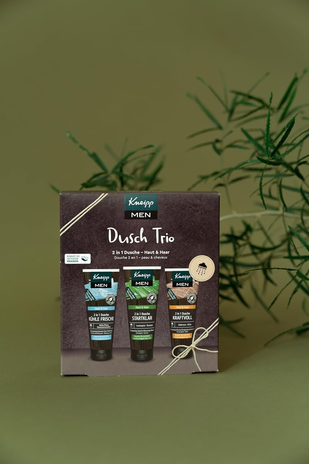 Kneipp Men'S Gift Set Shower Trio &ndash; Selected 2 in 1 Showers Bestseller: Cool Freshness, Ready to Go & Powerful &ndash; Ideal Gift for the Well-Groomed Man image number 1