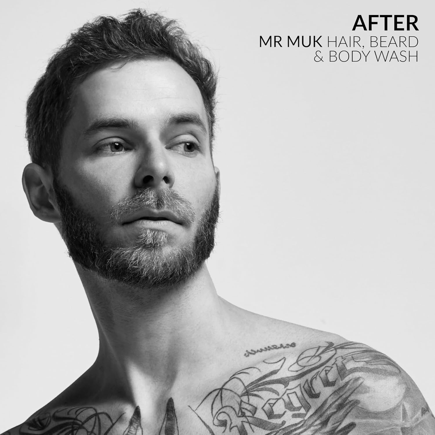 MR MUK. Mens Body Wash, Hair & Beard Wash - Multi Use Mens Face Wash, Hair & Skin Cleanser for Travel. Ultra Conditioning Formula for Soft, Touchable Hair & Nourished Skin, 250Ml image number 5