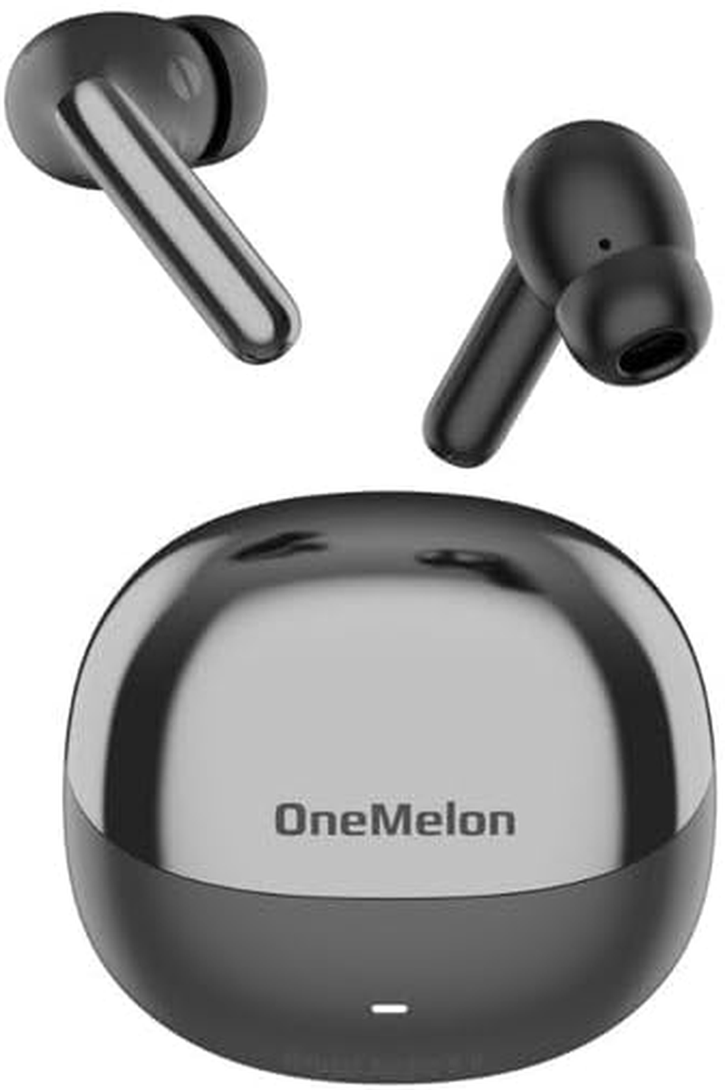 Onemelon Sky Wireless In-Ear Headphones Bluetooth 5.3 - Hybrid ANC, Transparency Mode, App Control, 30H Battery, Multipoint, ENC Microphones, Low Latency, USB-C, True Wireless for Work & Travel