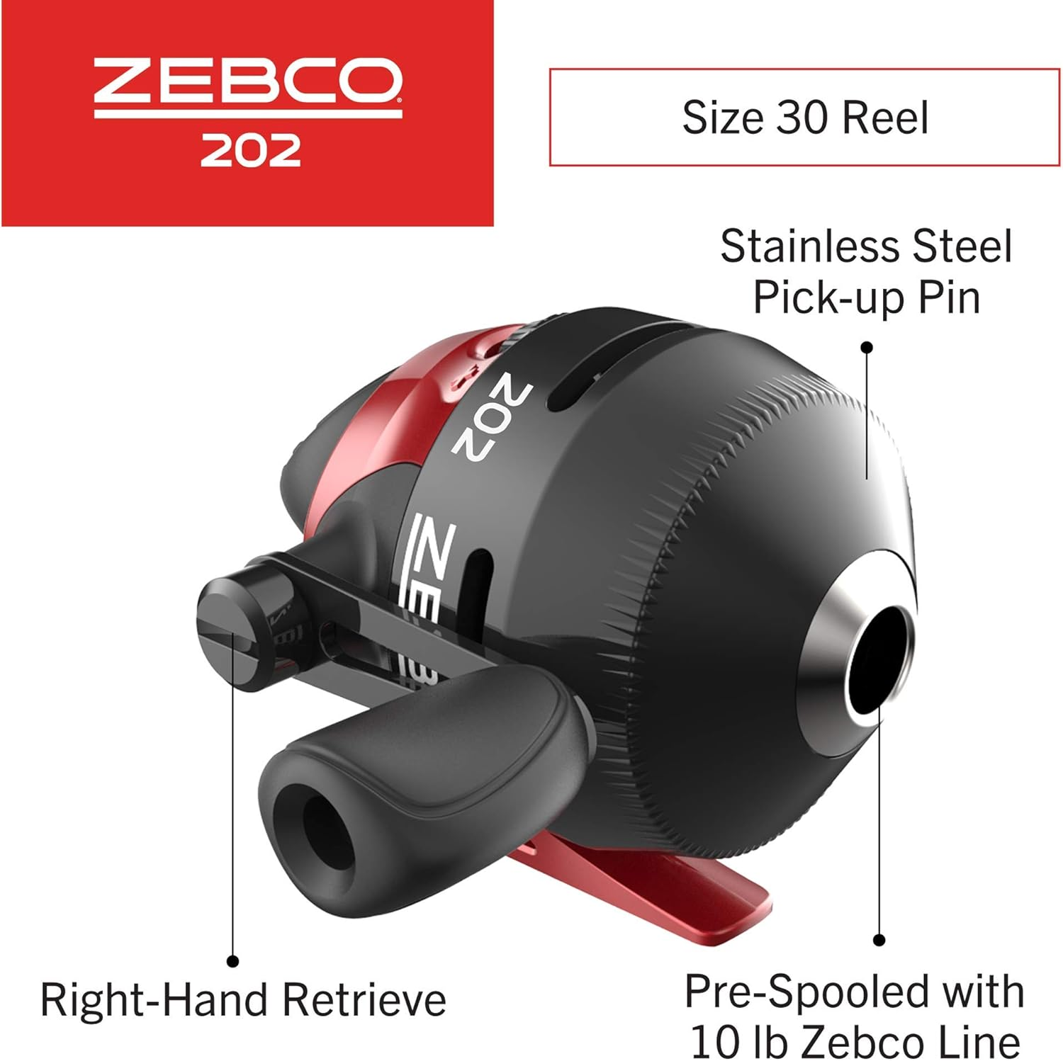 Zebco 202 & 404 Spincast Reels and Fishing Rod Combos (2-Pack) image number 1