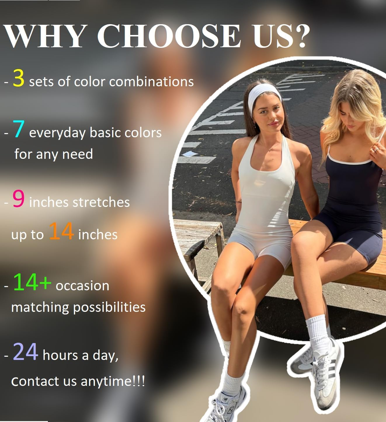 7 Pack Headbands for Women Non Slip Trendy Womens Headbands Elastic Hair Bands for Women Hair Workout Sweat Head Bands Soft Thick Cotton Cloth Headband for Yoga Running Sport image number 2