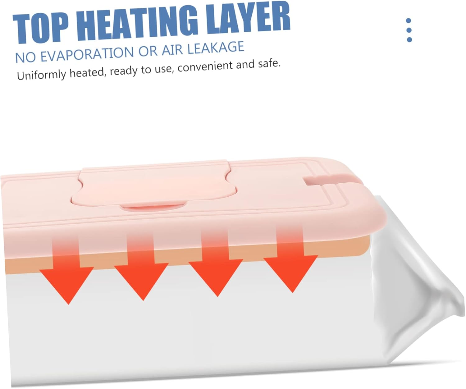 Wet Wipe Warmer Portable Tissue Heater Temperature Control Compact Design for Travel and Home Use Keeps Wipes Fresh and Warm for Newborns image number 4