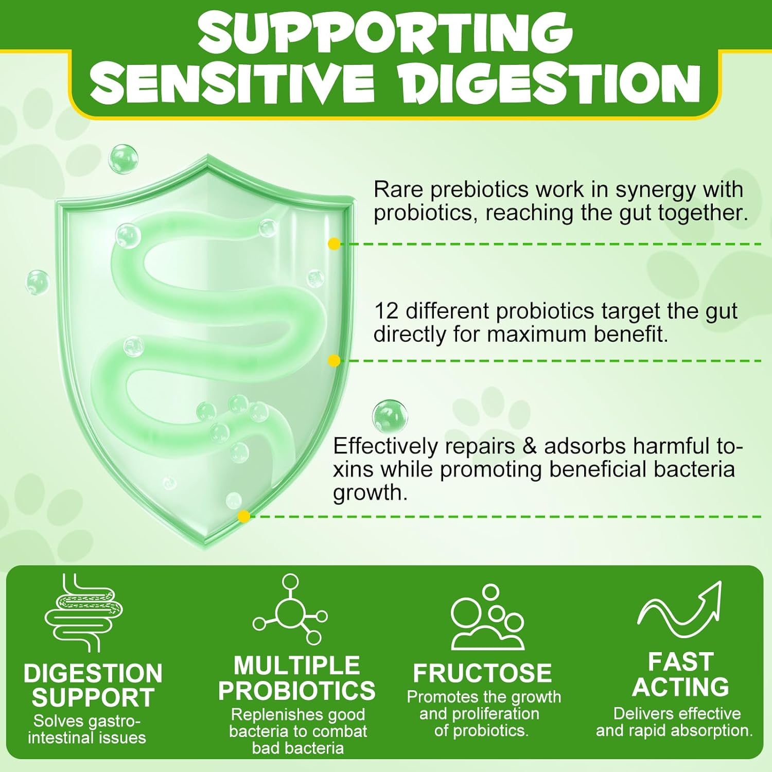 Probiotics for Cats | Cat Probiotic Power | 12 Strains Prebiotics | Fresh Salmon-Flavored Digestive Powder Supplement | 5 Billion Cfus | Gut Health Support | for All Ages and Breeds | 120G