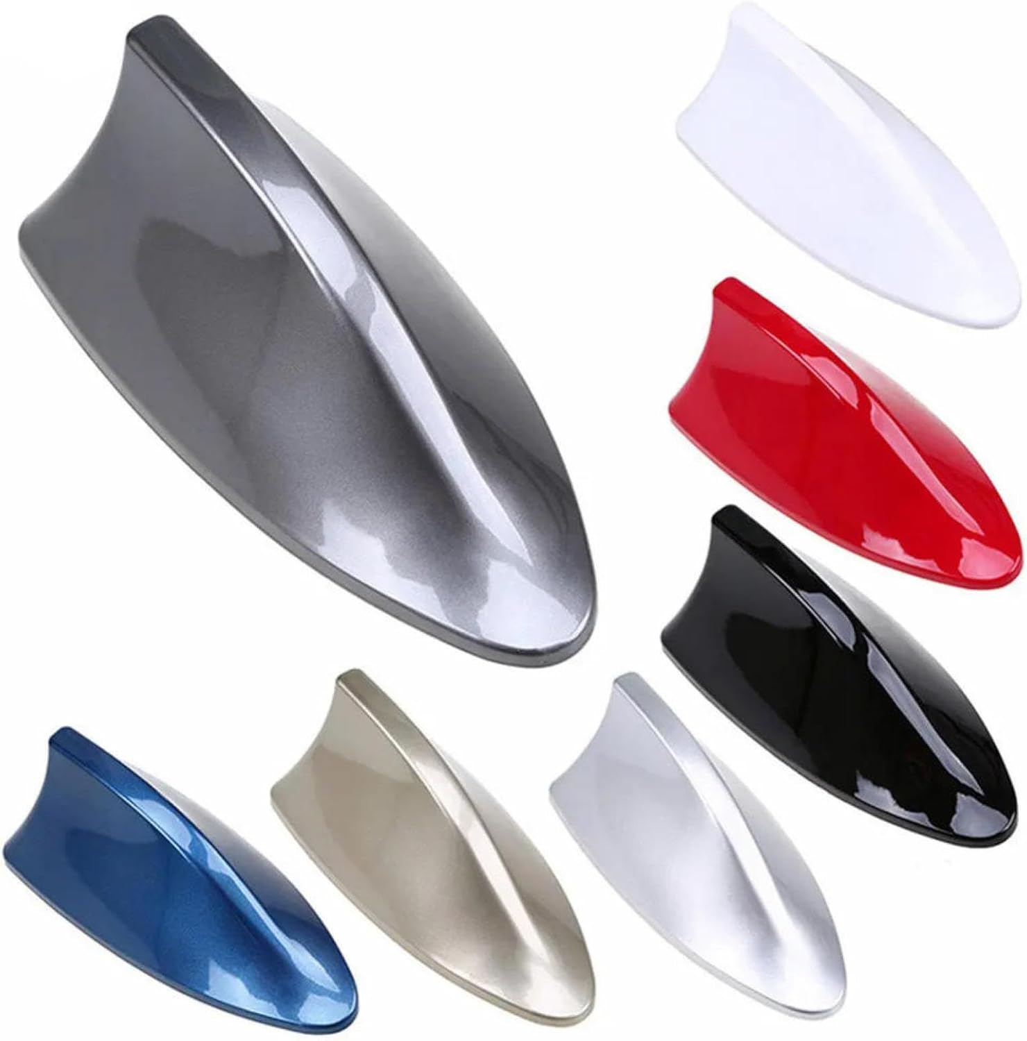 For Subaru Outback,Universal Car Shark Shark Fin Antenna Special - Golden image number 2