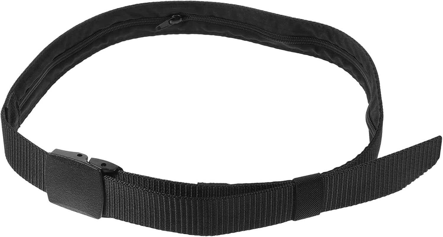 Ciieeo Cash Hidden Belt for Men Travel Belt for Men Hide Money Stylish Discreet Storage image number 4