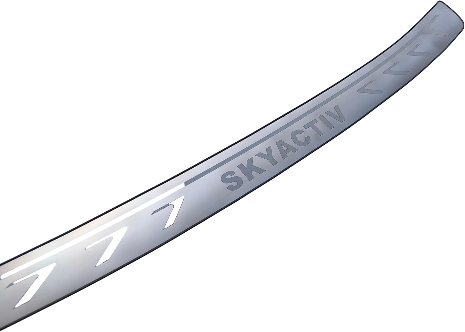 Luyhok Car Stainless Steel Rear Bumper Protector, for Mazda CX60 CX-60 Accessories, Auto Parts Tailgate Back Trunk Door Sill Cover Scuff Plate Strip Guard Protection image number 1