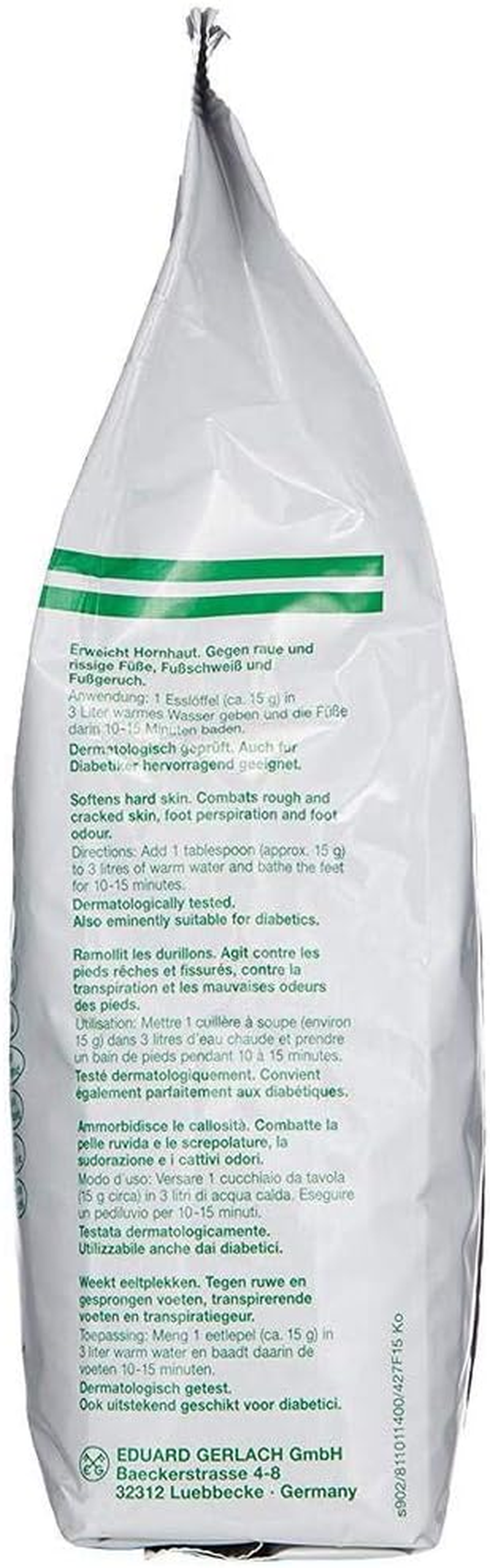 Gehwol Fusskraft Herbal Bath Hard Cracked Skin 400G - Multi Quantity image number 1