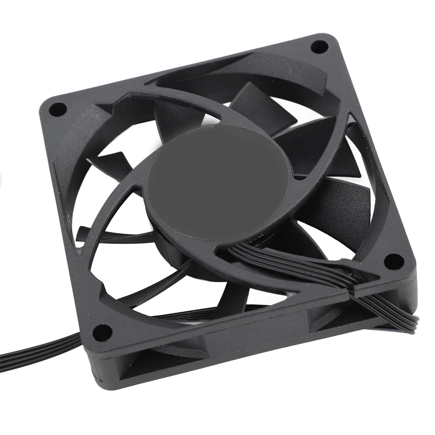 Fafeicy 70Mm PWM PC Cooling Fan, Dual Ball Bearing 4Pin Case Fan, 2500RPM Speed with Intelligent Temperature Control, Ultra Quiet Design for Computer Case