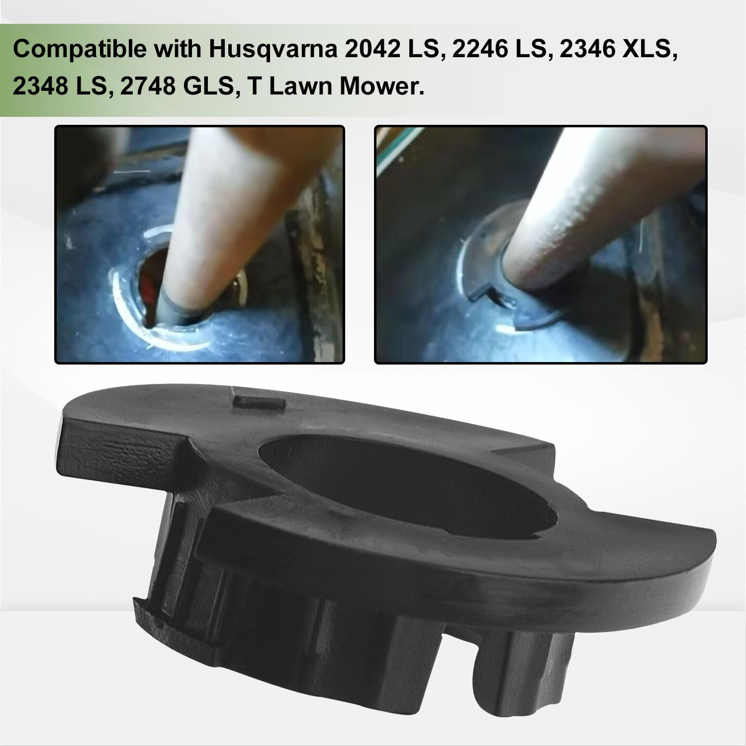 532195227 Steering Bushing Compatible with Husqvarna Craftsman AYP 2042 LS, 2146 XLS, 2246 LS, 2346 XLS, 2348 LS, 2354 GXLS, 2748 GLS, 2754 GLS Replaces 195227 (2 Pcs) image number 3