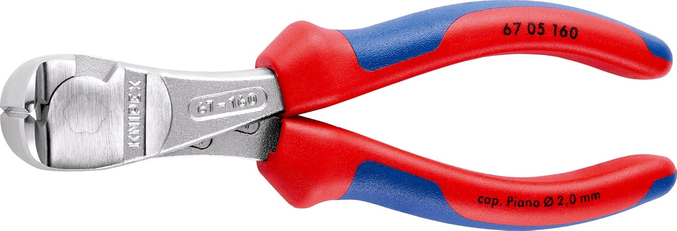 Knipex 67 01 200 SB High Leverage End Cutting Nipper, 200 Mm Length image number 5