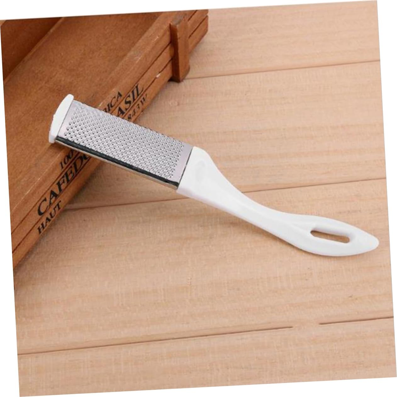 Beatifufu Metal Foot Scraper Blade Double-Sided Foot Heel Paddle for Pedicure Maintenance Random Color image number 4