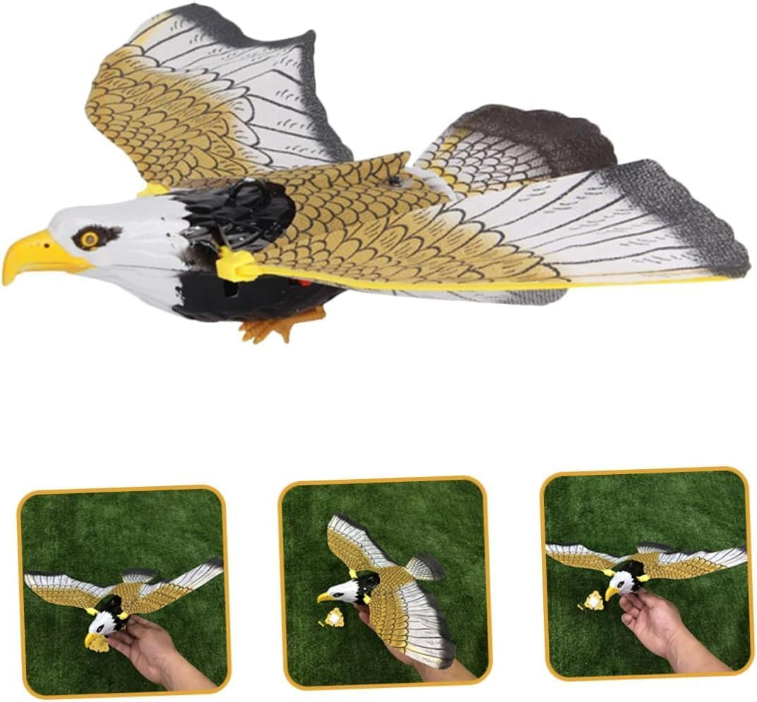 2Pcs Bird Toy Remote Control Cat Toy Cat Toy for Kids Parrot Toys Hanging Bird Cat Toy Electric Toy Bird for Cats Funny Cat Toys Eagle Toy Children Accessories Children Toy