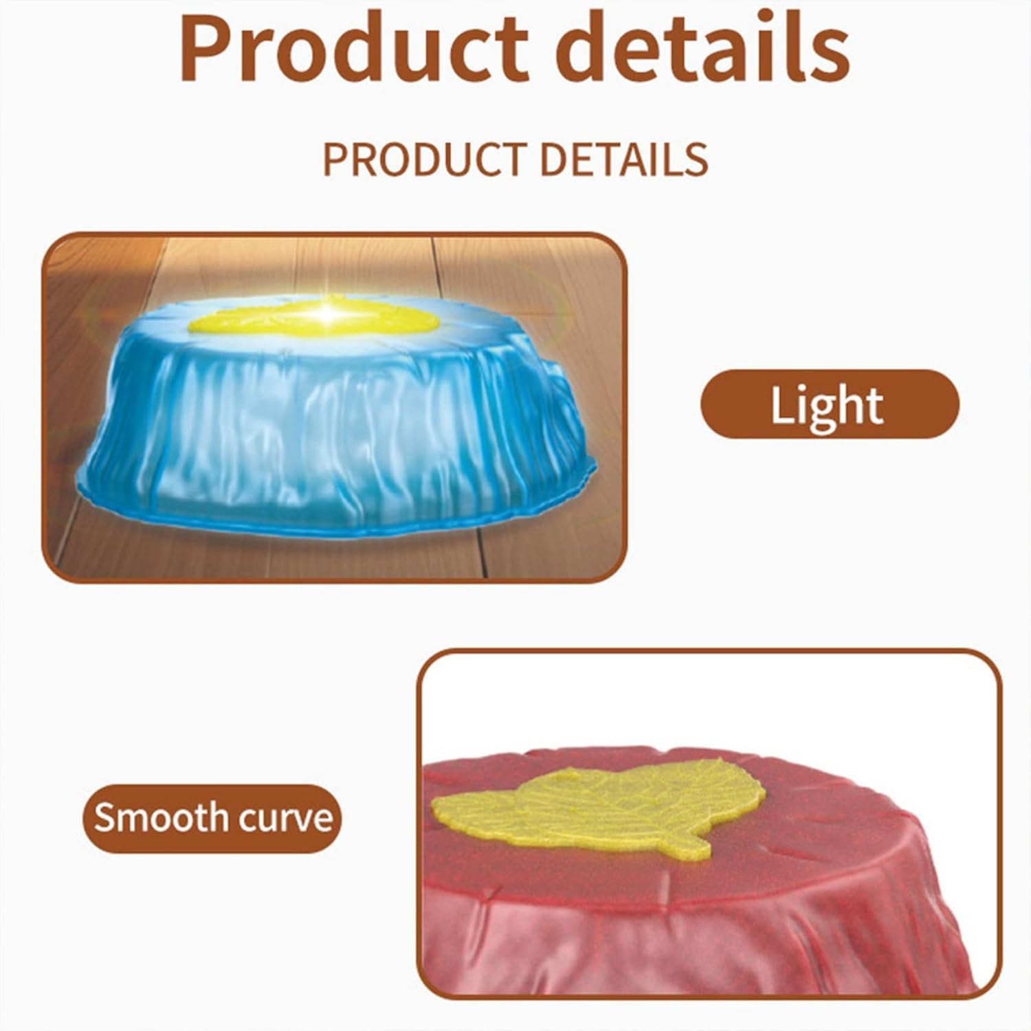 Light up Stepping Stones for Kids, Light up Musical Stepping Stones, Light up Stepping Stones for Toddlers, Light up Musical Stepping Stones for Kids, Non-Slip Balance Stepping Stones Kids (6Pcs) image number 5