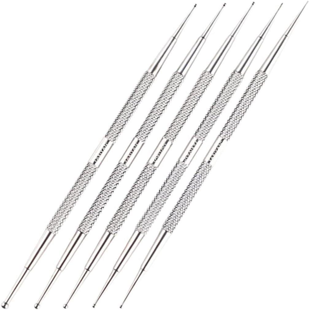 BELLIFFY 5Pcs Nail Manicure Nail Pens Diamond Art Pens Drills Master Drill Polish image number 5