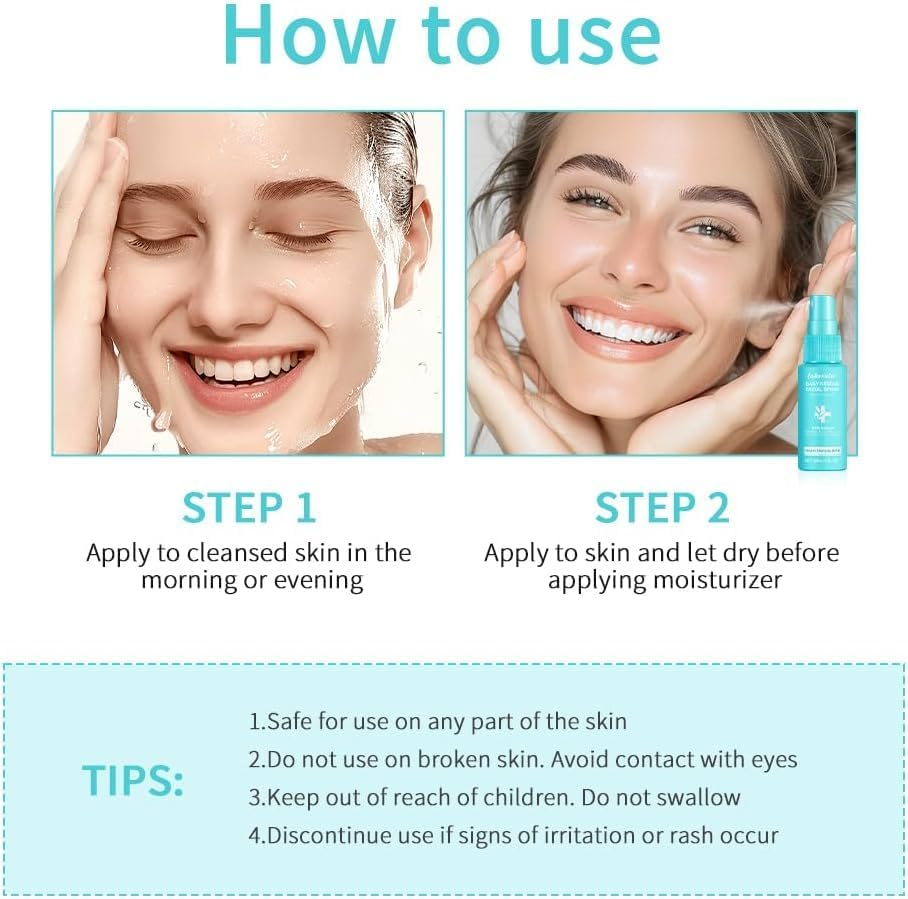 Hypochlorous Acid Spray for Body & Face, HOCL Daily Rescue Facial Spray, Toner Soothing and Purify, Facial Mist, Support against Irritation, Calm Redness image number 1