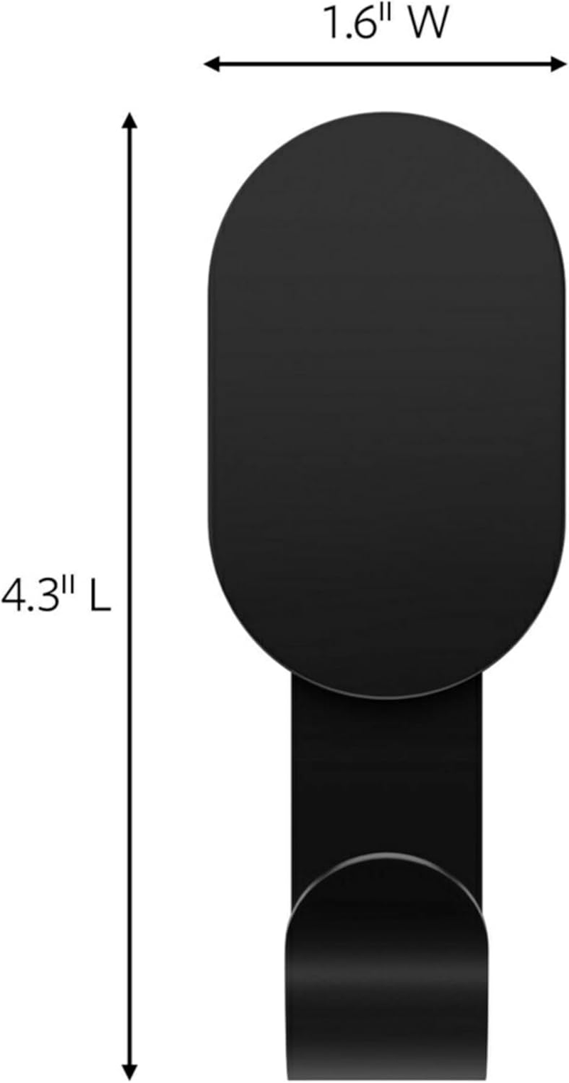 3M Claw 25 Lb. Drywall Hooks and Picture Hangers Set, Heavyweight Hanging Solution for Home D&eacute;cor and Room Decor, 2 Matte Black Hooks and 2 Picture Hangers