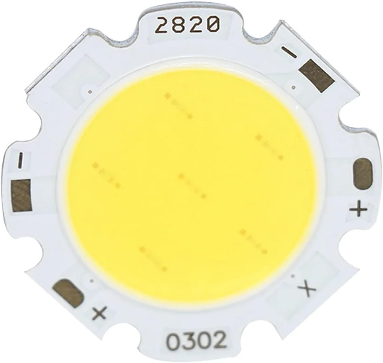 NFGZFNMKYW 4Pcs LED Beads COB Chip Light-Emitting Diode Bridgelux Chip 3W 5W 7W 10W 2828 CRI80 Warm/Natural/White for Led Cob DIY Led Bulb(5W,Cold White) image number 3