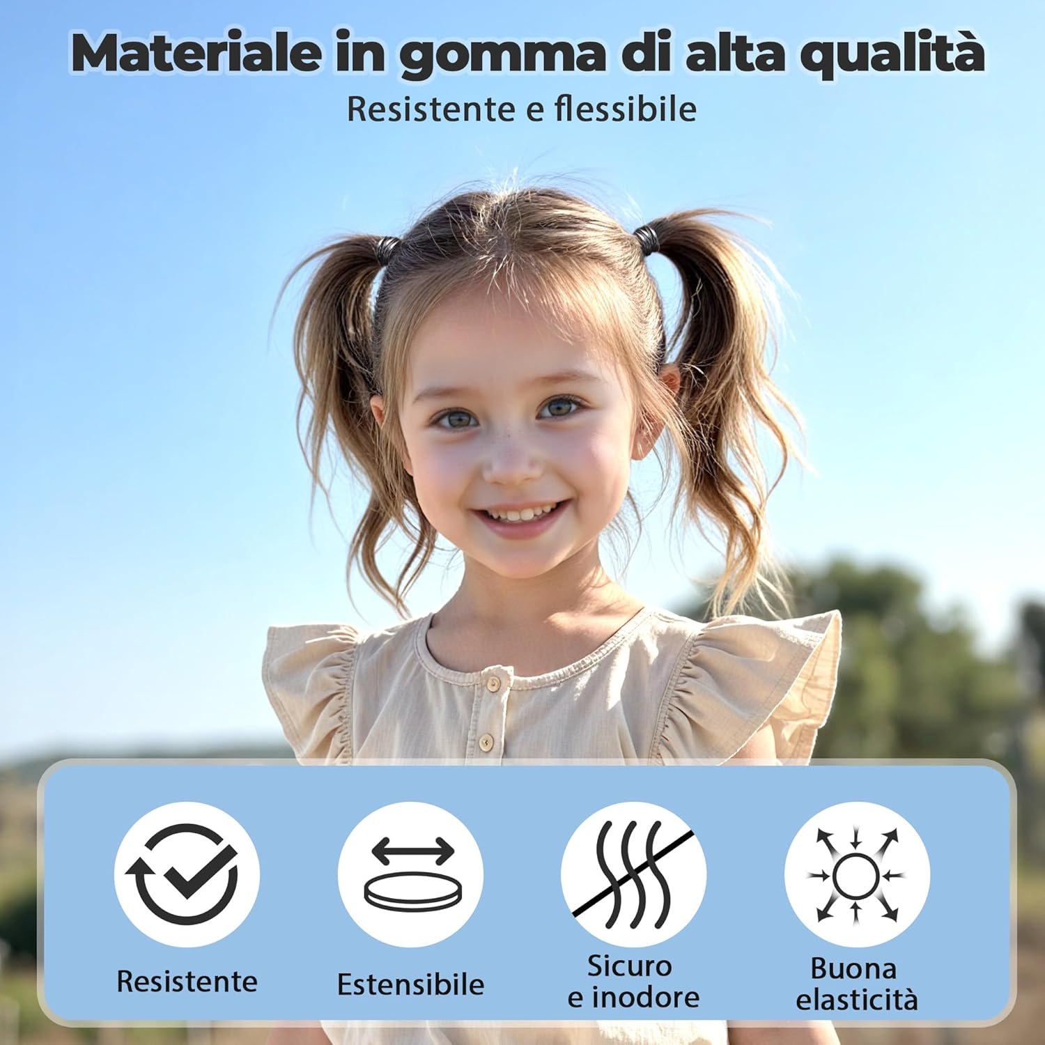 Vonsera Pack of 1500 Mini Hair Bobbles Small Elastic Hair Accessories for Children Girls Hair Braids Wedding Hairstyle, Small Dreadlocks, Black image number 6