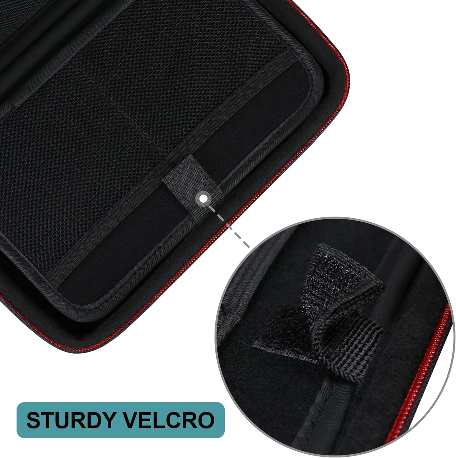 Supmay 10 Inch GPS Case for Garmin Dēzl OTR1000 / Dēzl&trade; OTR1010, Garmin RV 1095 / RV 1090 10-Inch GPS Truck Navigator System, Hard Travel Case with Mesh Bag for Vehicle Power Cable USB Cable, Black