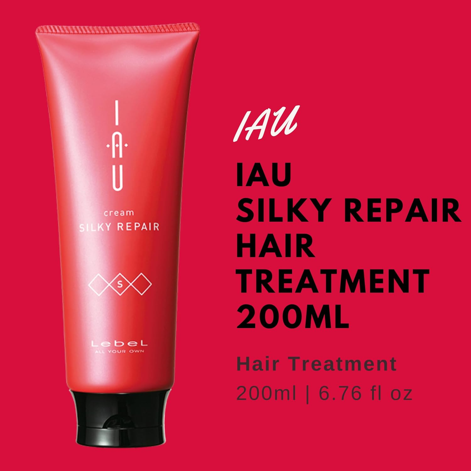 Lebel IAU Cleansing Clearment Hair Shampoo 200Ml & Lebel IAU Silky Repair Hair Treatment 200Ml Set (Green Tea Set) image number 5