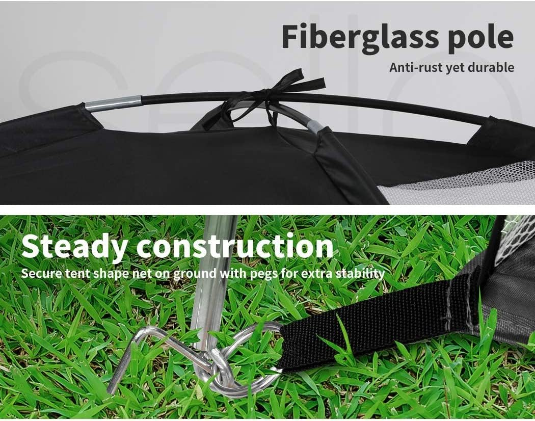 Centra Golf Putting Mat Net Practice Training Indoor Outdoor Portable Netting image number 4