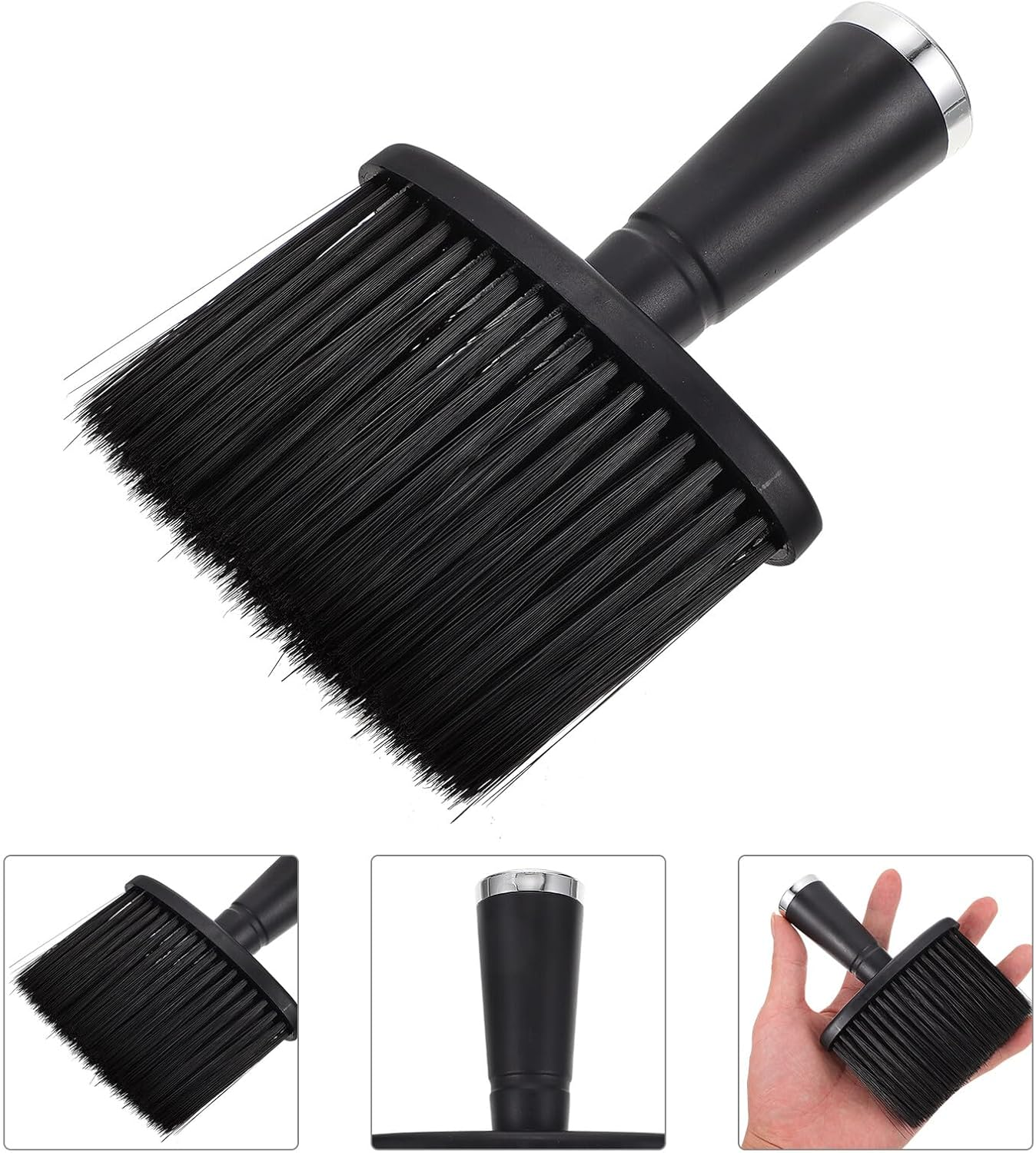 PRETYZOOM Neck Duster Brush for Hair Salon Broken Hair Brush Soft Bristles Neck Cleaning Tool for Facial Removal image number 1