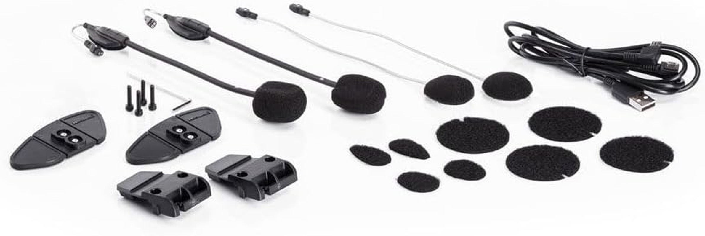 Midland BTX2 Pro S LR Double C1414.03, Bluetooth Communication System for Motorcyclists, IPX6 Waterproof Headset, Noise Cancellation, up to 8 People, 23H Battery, 1.6 Km