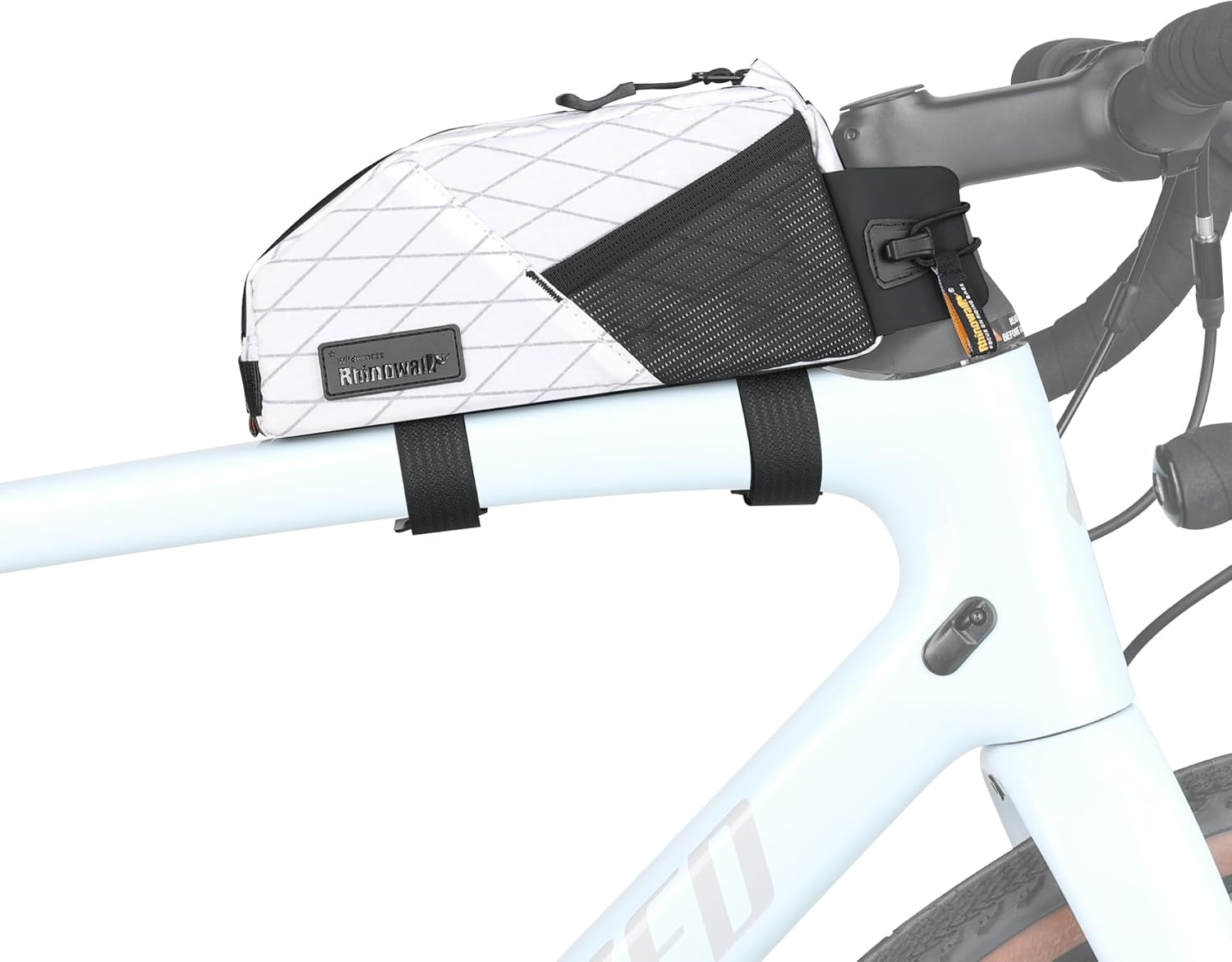 Rhinowalk Bike Top Tube Bag Bike Frame Bag 2.1L Waterproof Bicycle Bag Professional Cycling Accessories for Mountain Road Bike(Large)