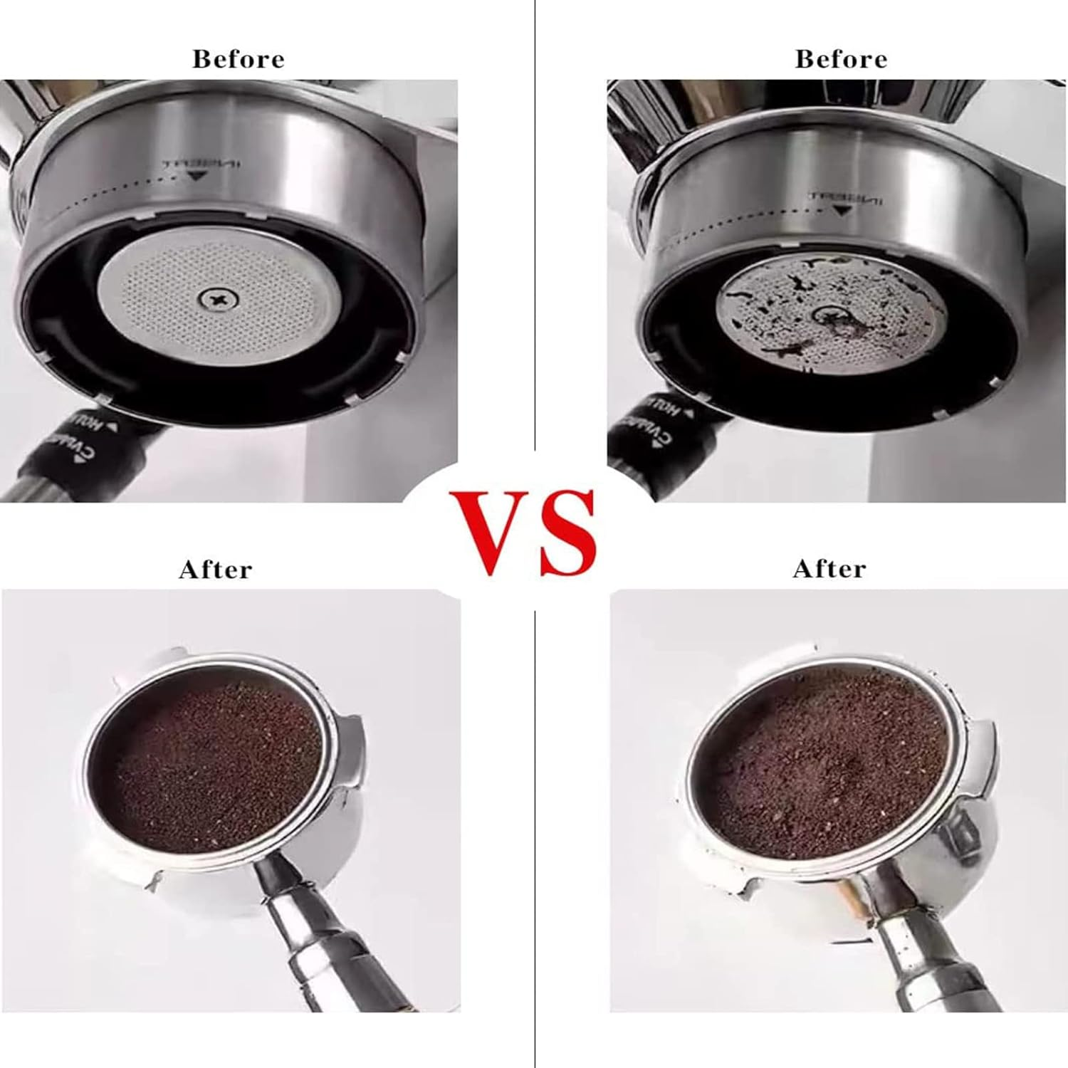 2 Reusable 54Mm Screen，1.7Mm Thick 100 &Mu; M 316 Stainless Steel Professional Coffee Filter Plate, Used for Espresso Portafilter Filter Basket (53.3Mm) Disc Filter Screen to Keep the Filter Screen Clean image number 5