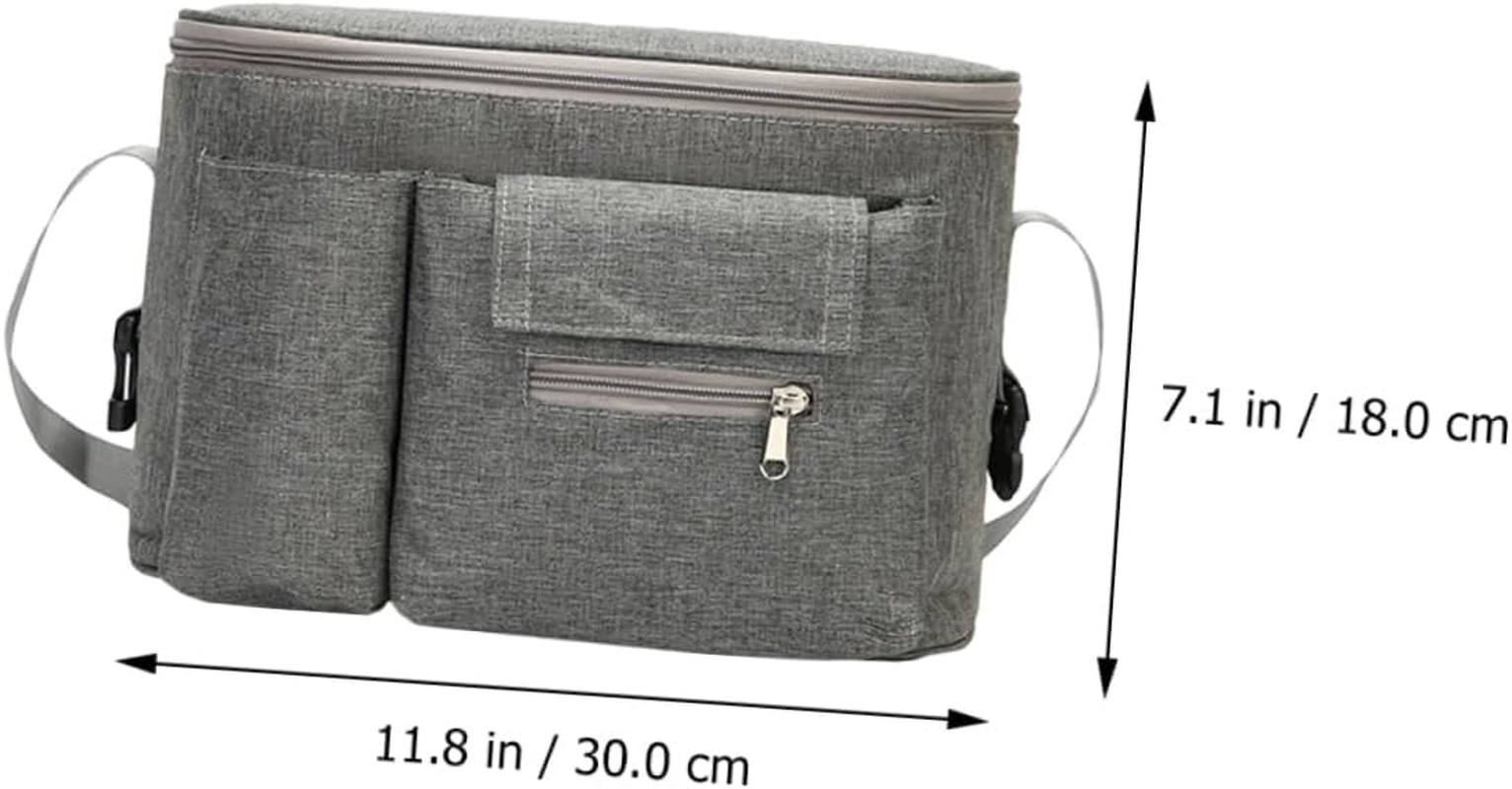 Ibasenice Diaper Bag Container Stroller Bottle Pouch Large Capacity for Organized Travel and Commuting image number 2