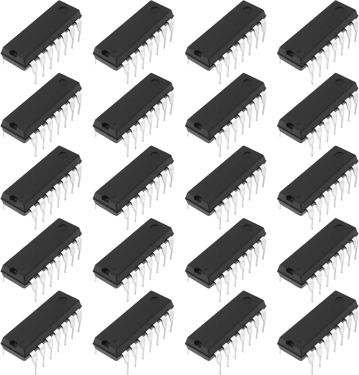 YINETTECH 20Pcs LM339N Low Power Quad Voltage Comparators IC 36V DIP-14 image number 3