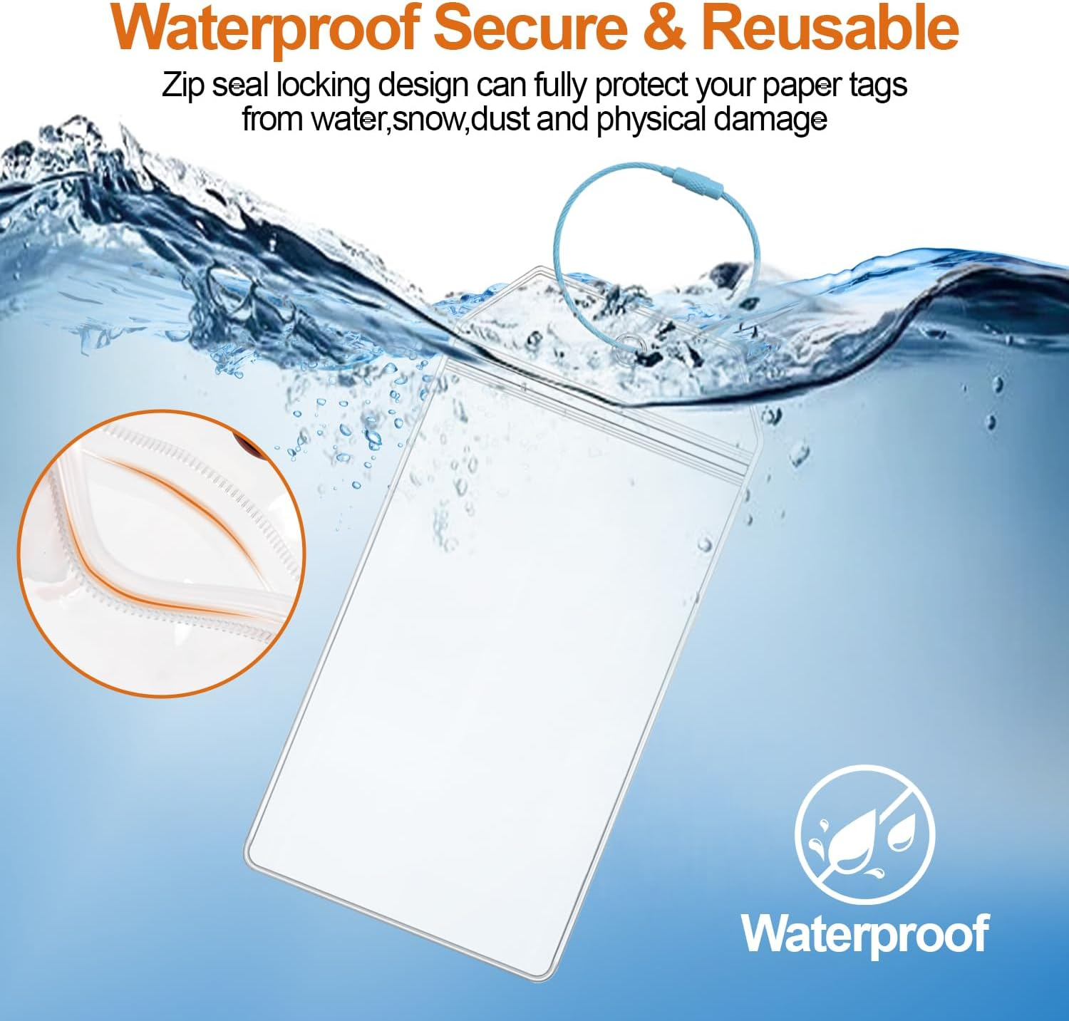 COZY CORE 7 Pack Cruise Luggage Tags for Cruise Ship Essentials for Carnival, NCL, Princess, MSC Cruise Ships image number 3