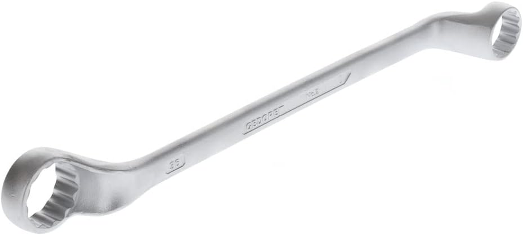 GEDORE Double-Ended Ring Spanner SW 30 + 36 Mm Offset 5&deg; Angled Thin 12-Point UD Profile Spanner 2 30 X 36