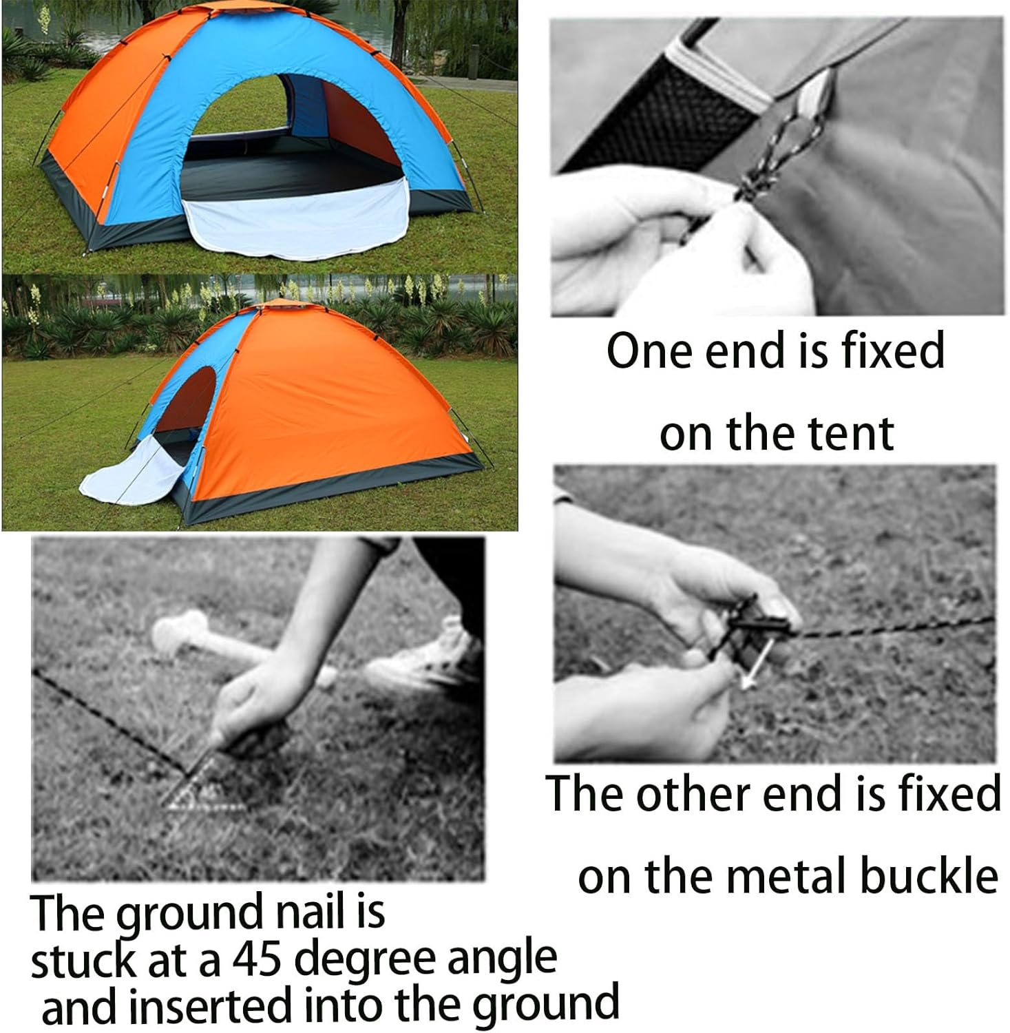 Dyneema Tent Guy Guide Reflective Green Rope - 200Kg Breaking Strain - Lengths in Meters - Suitable for Sailing, Dinghy, Yachting, Cruising, Racing, Kite Surfing - 20 Meter (Green, 2Mm) image number 5