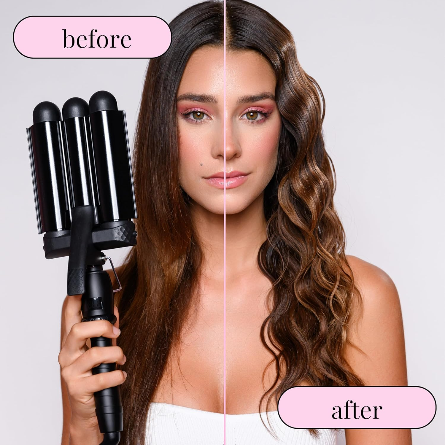 Mermade Hair PRO Waver, 32 Mm Size, Black image number 3