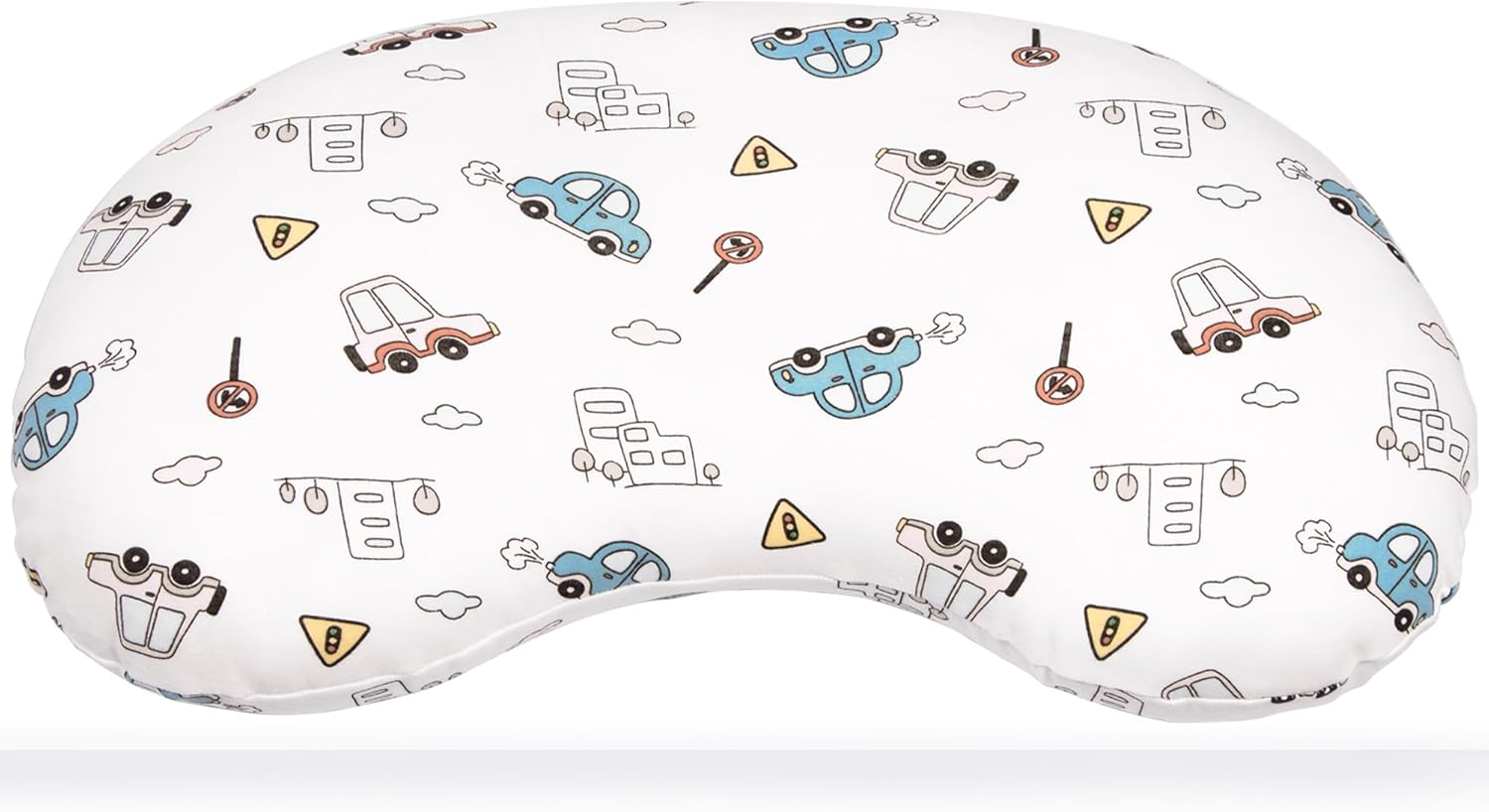 BYRIVER Kids Bed Pillow with Pillowcase for Home and Daycare, Playful Pink Kitten Child'S Pillow for Sleeping