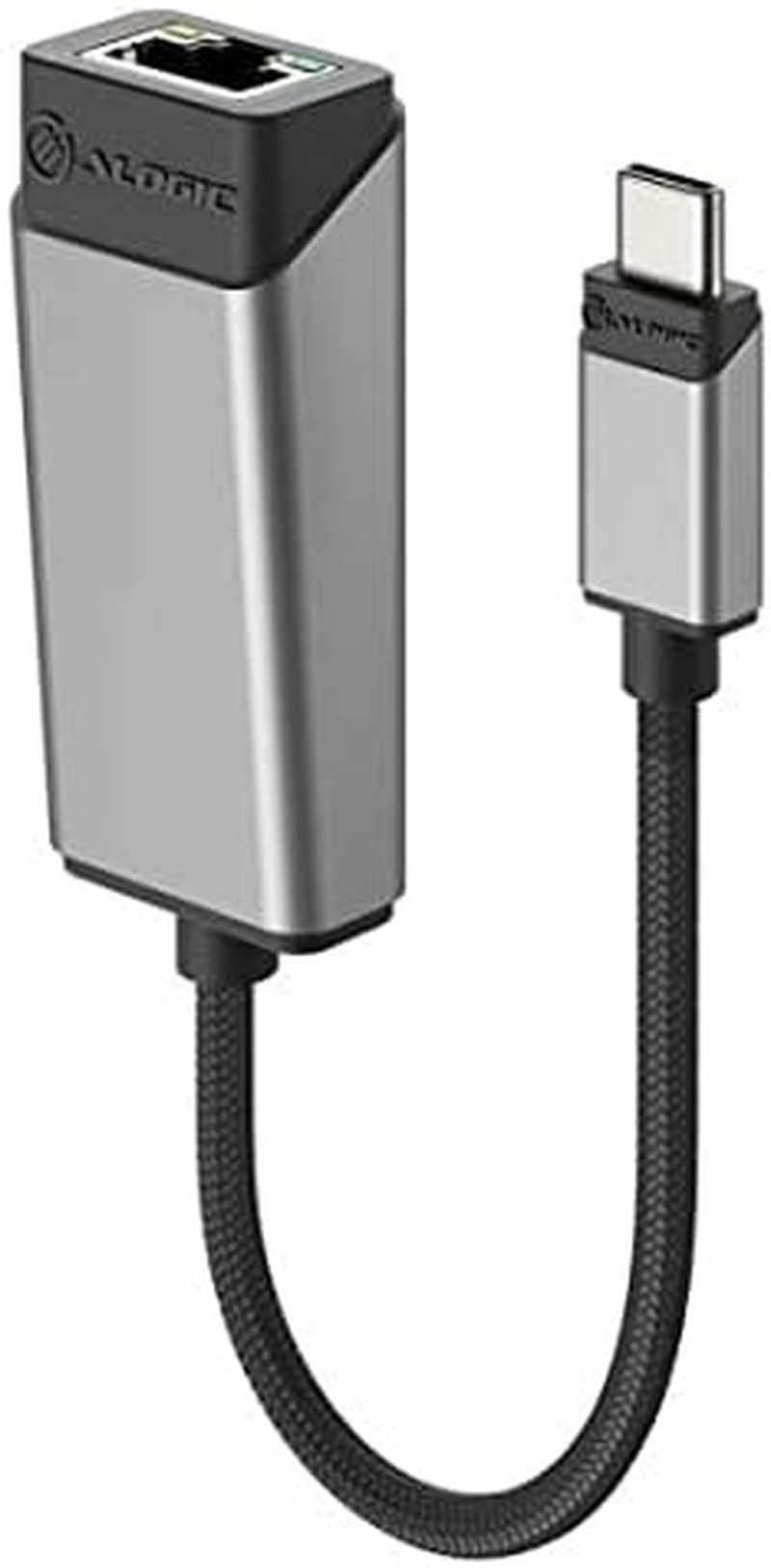 Alogic Ultra USB-C to RJ45 Gigabit Ethernet Adapter, 15 Cm Length, Space Grey image number 2