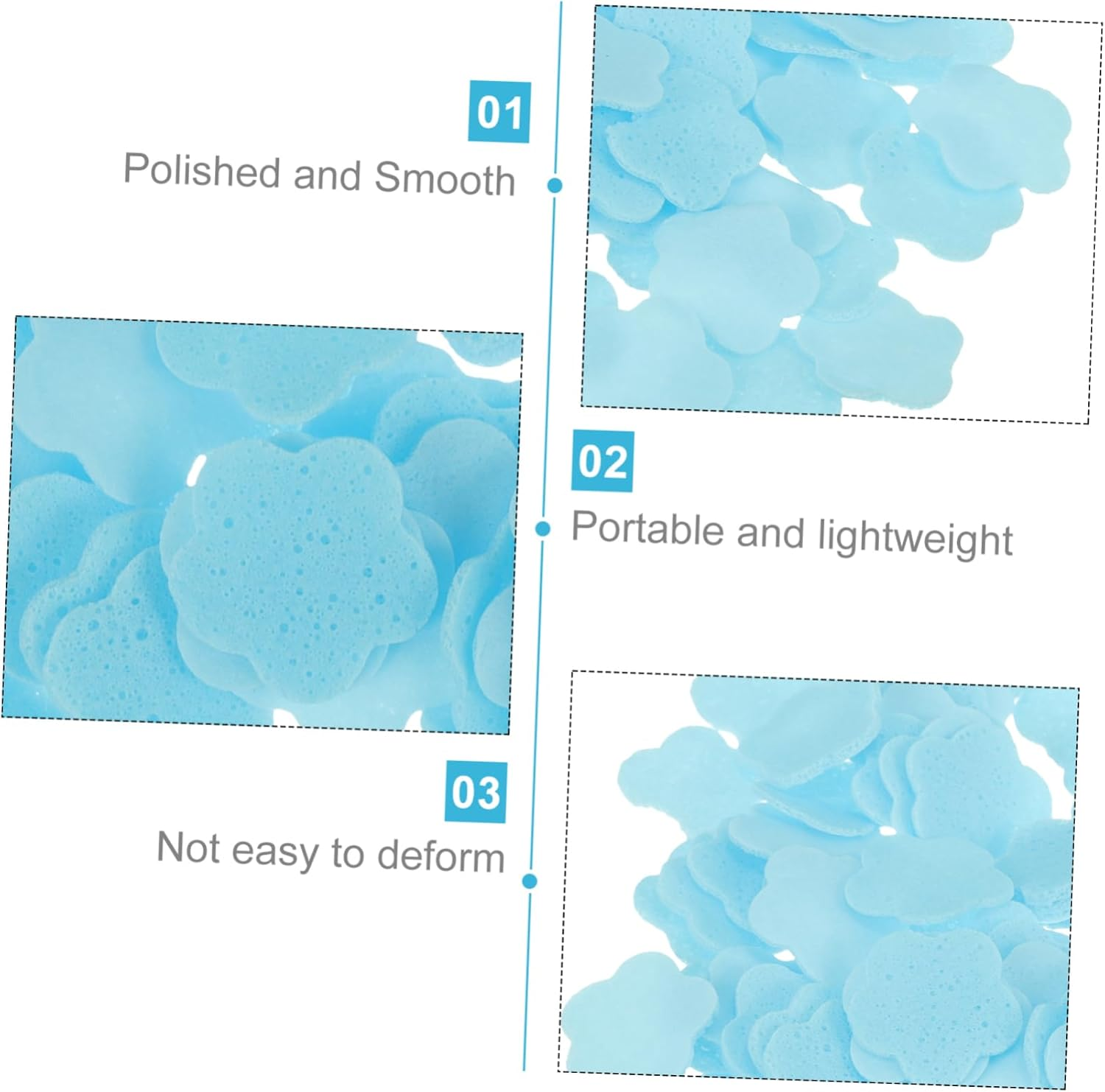 Anneome Travel Toiletries of Portable Soap Sheets Dial Soap Slices Small for Traveling image number 1