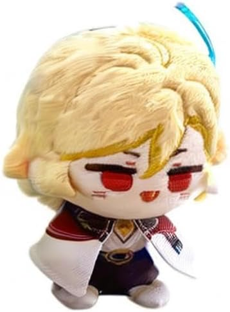 KILA MILA Anime Cute 10Cm Sitting Plush Dolls Toys Cosplay Bag Pendant Gift - Alhaitham image number 2