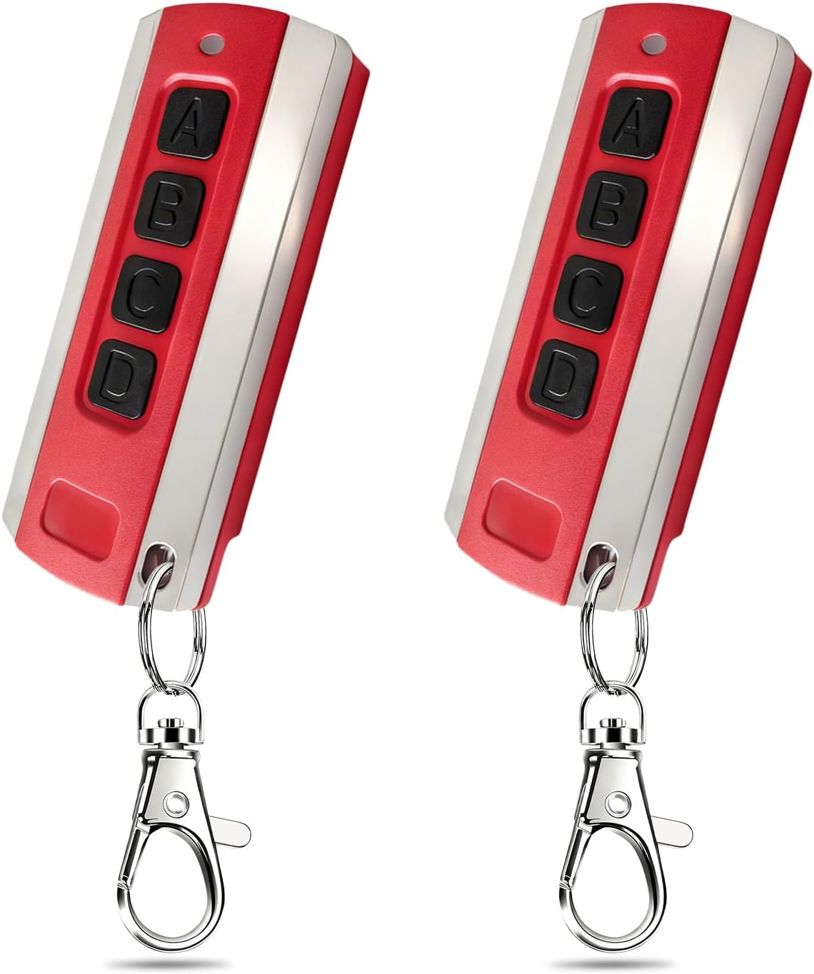 NLDZGA Remote Control Compatible with ATA PTX-5 PTX5V2 433.92Mhz Garage Door Remote Works for Garage Door Opener Model GDO 6V3/6V4/7V2/7V3/8V3/9V2/9V3/10V1-Red-2Pcs