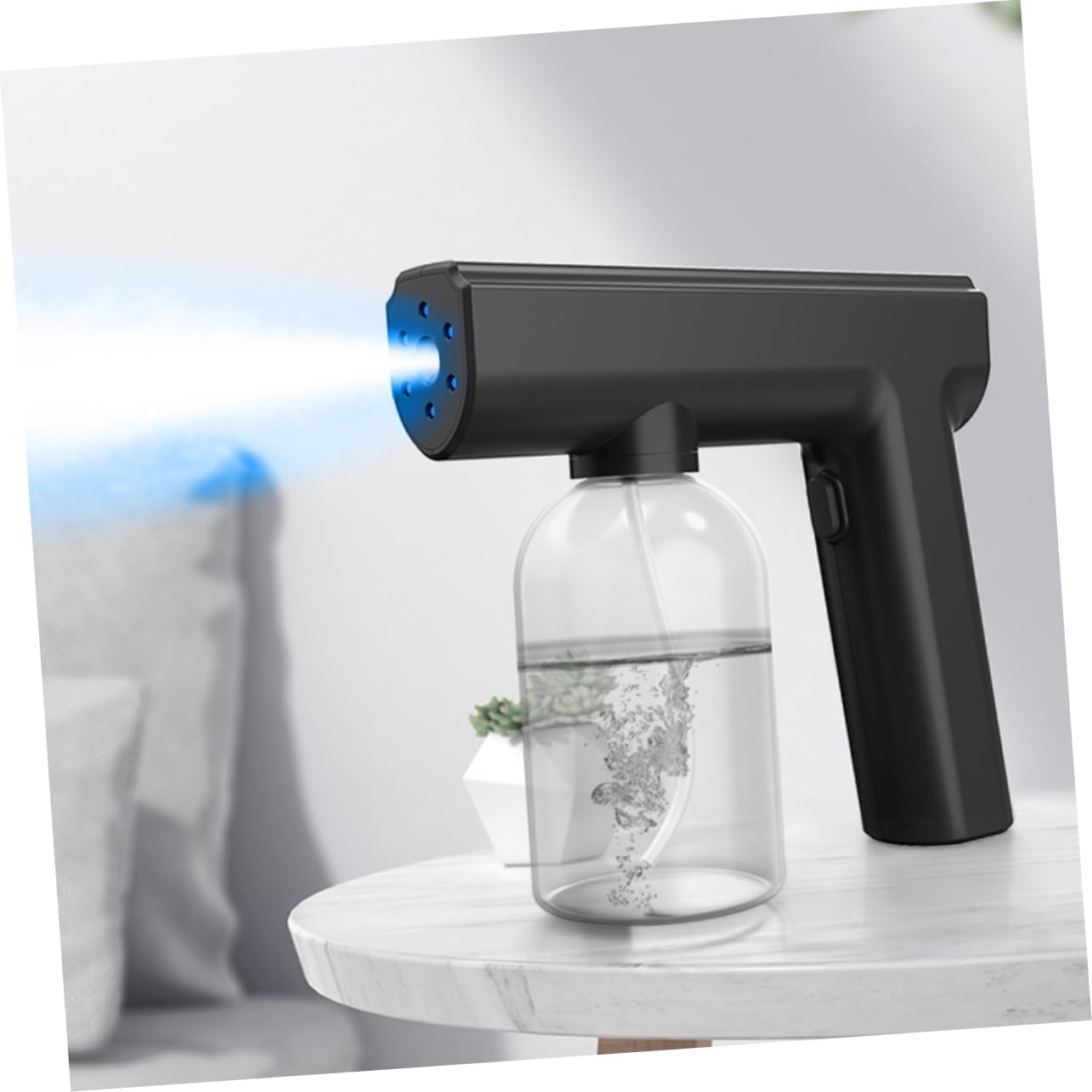 TOBBOMEY Portable Ml Wireless Spray Bottle Hand-Held Cleaning Sprayer Blue Charging Spray