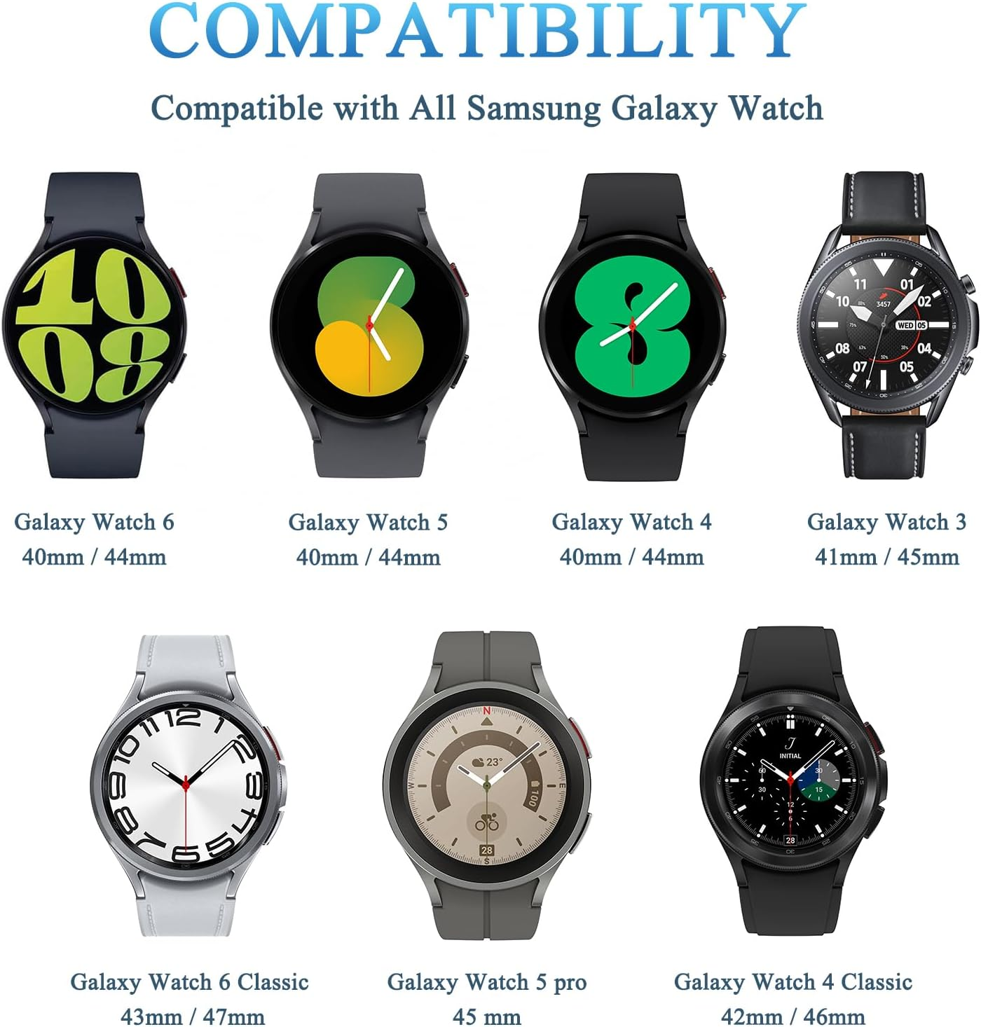 Magnetic Samsung Charger Dock for Galaxy Watch 6/5/4/3/Active 2, Portable/Travel USB C Charging Dock image number 2