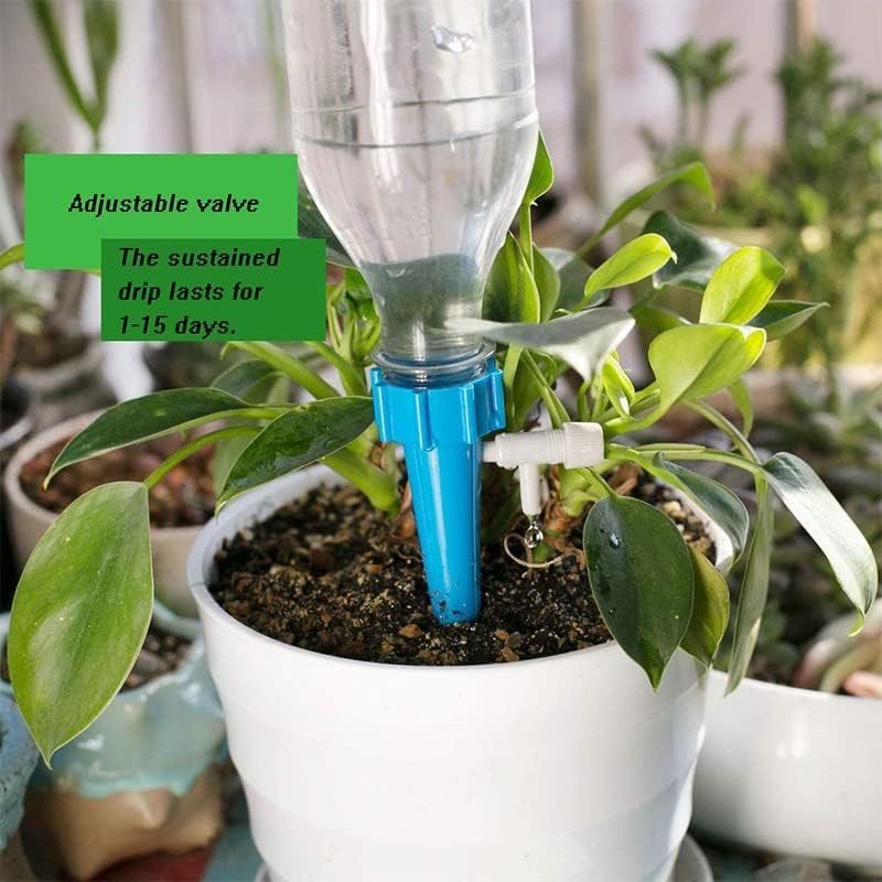 20 Pack Self Watering Spike, Plant Watering Globes Garden Automatic Watering Tool, Automatic Drip Irrigation Self-Watering Stakes Moist Roots for Houseplant image number 3