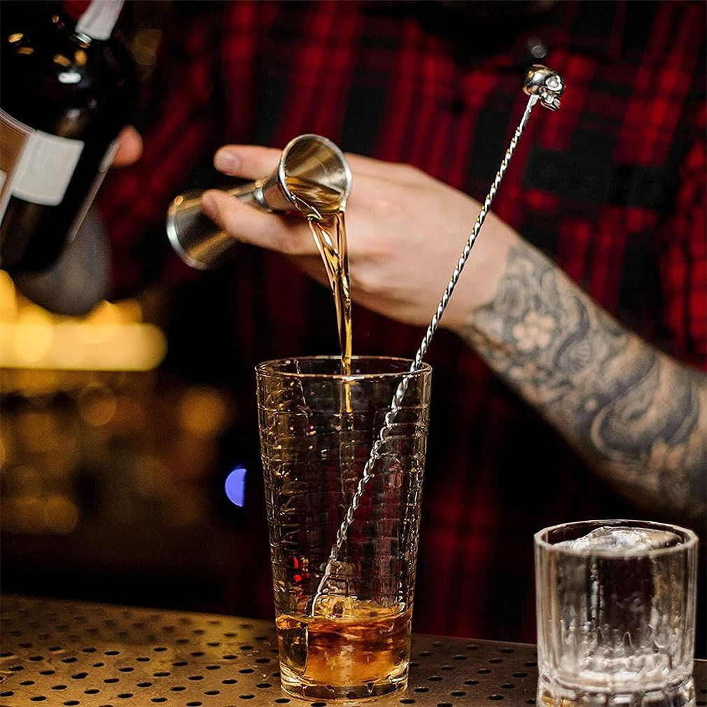 304 Stainless Steel Cocktail Double Jigger, 3 Pack Japanese Style Bar Measuring Jigger Cocktail Alcohol Measuring Tools for Bartender Bartending, 15/30Ml 30Ml/50Ml 30Ml/60Mlz, Silver