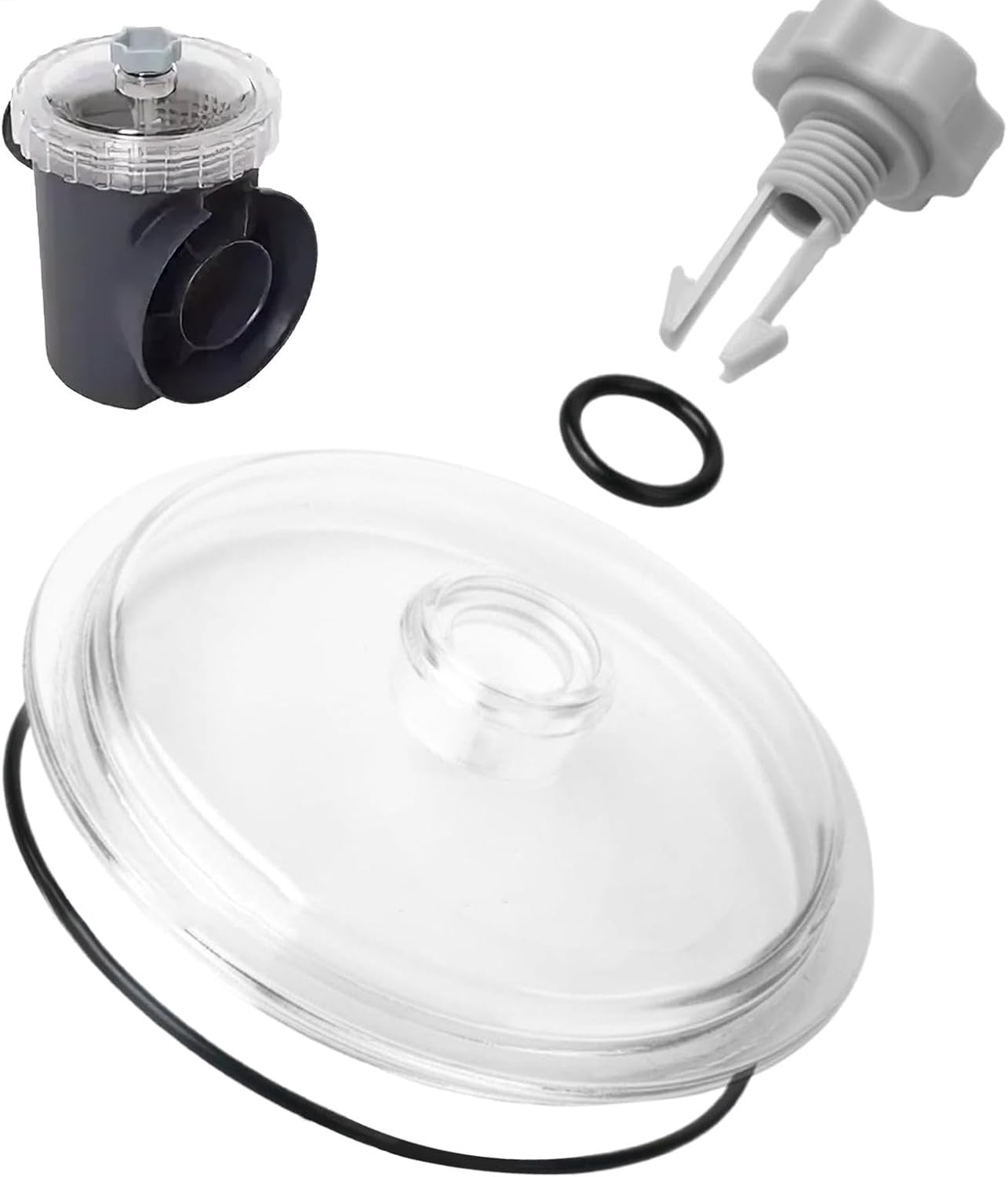 Sand Filter Replacement Parts - Filtration Leaf Trap Catcher Lid - Pool Pump Replacement Parts Not Fit for 14 and 16 Inch Filter