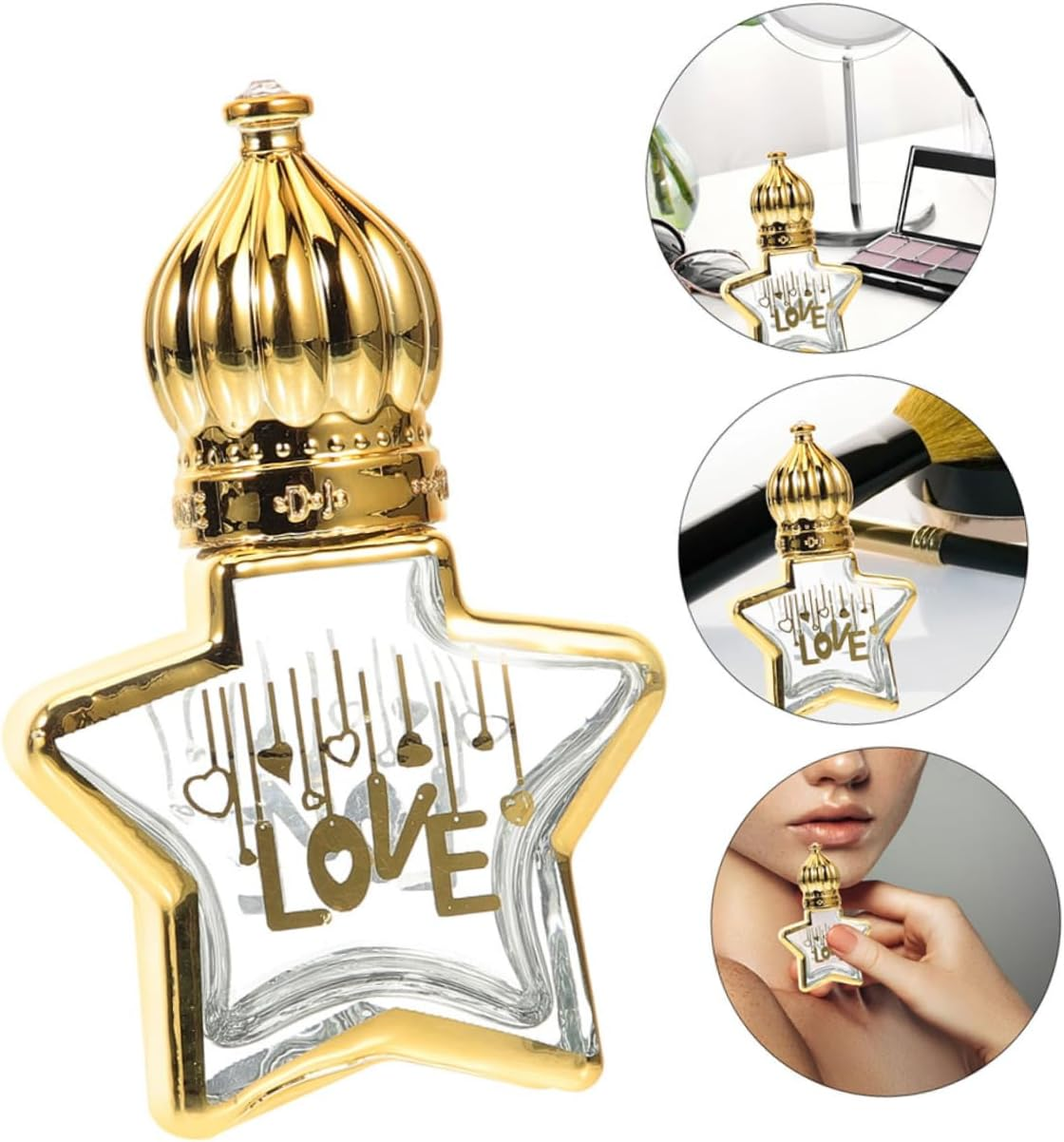 Crafted Essential Oil Bottle Perfume Bottles Refillable for Oils Travel