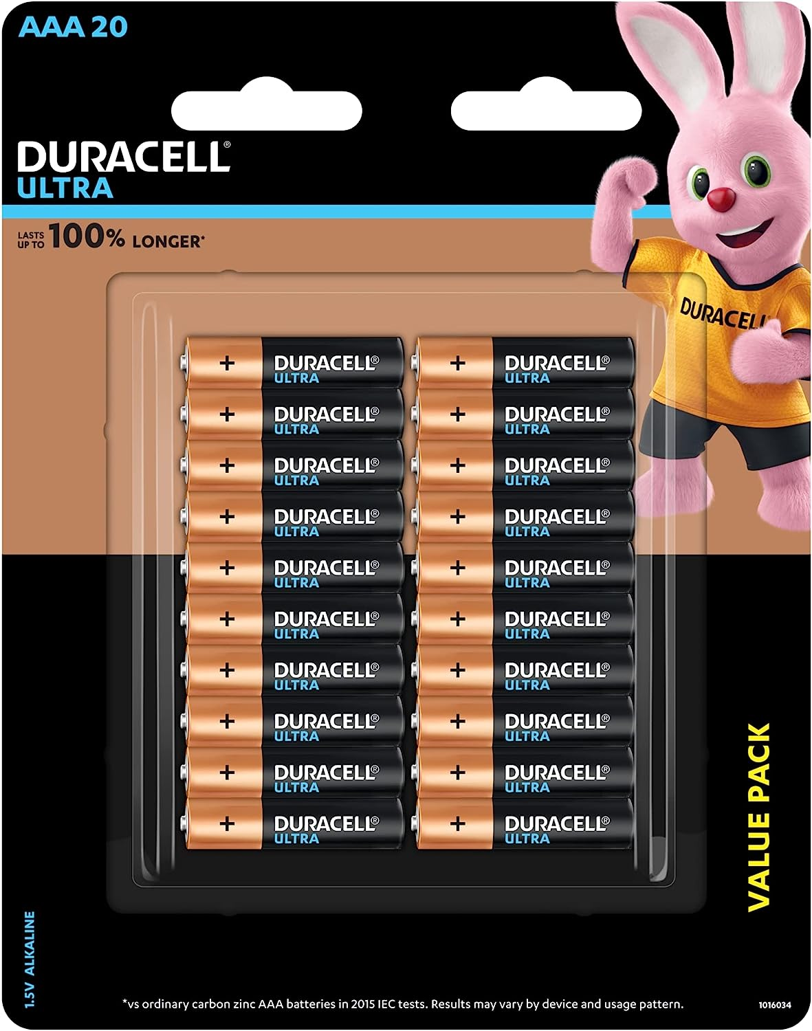 Duracell Ultra Alkaline AAA Batteries, 20 Pack image number 1